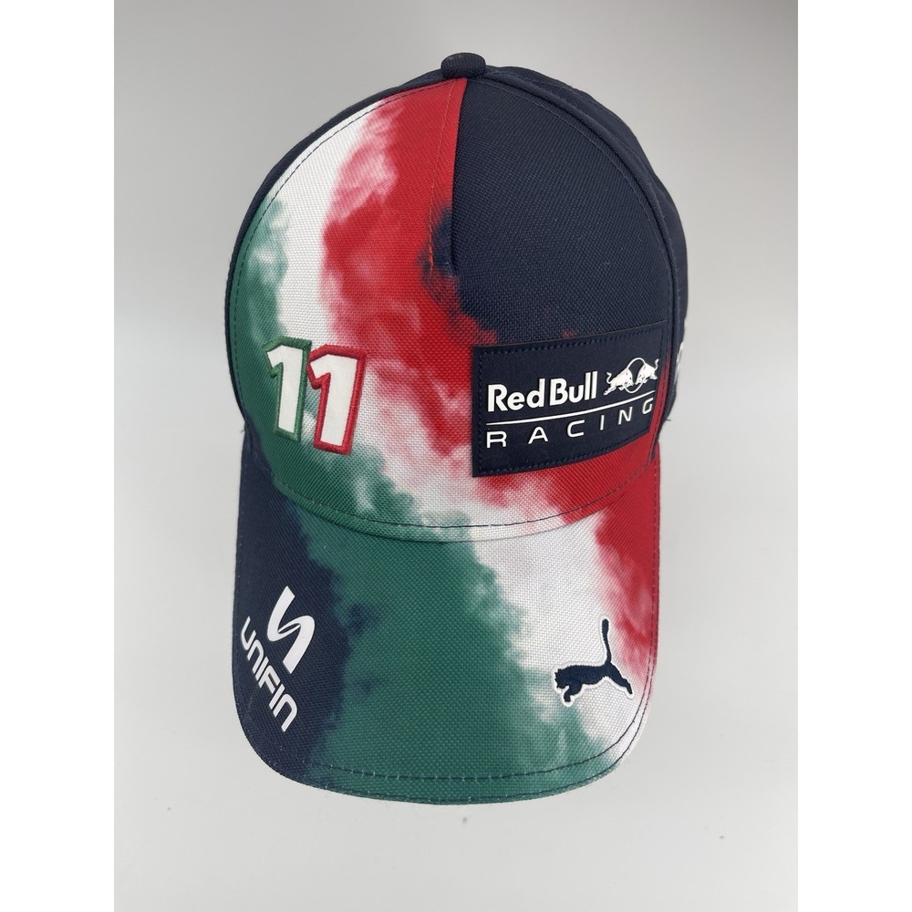 Puma Red Bull Racing Sergio Perez #11 Mexico GP Snapback Hat Cap Adult OSFA - Picture 2 of 9